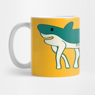 Horse Shark Weird Animal Hybrid Mug